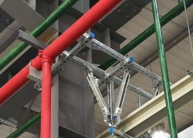 织金该抗震支架的整体式支吊架结构协调性好